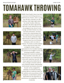 An article on a field trip to Runge Nature Center to throw Tomahawks. The article includes photos.