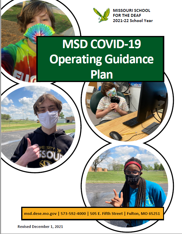 MSD COVID-19 Operating Guidance Plan