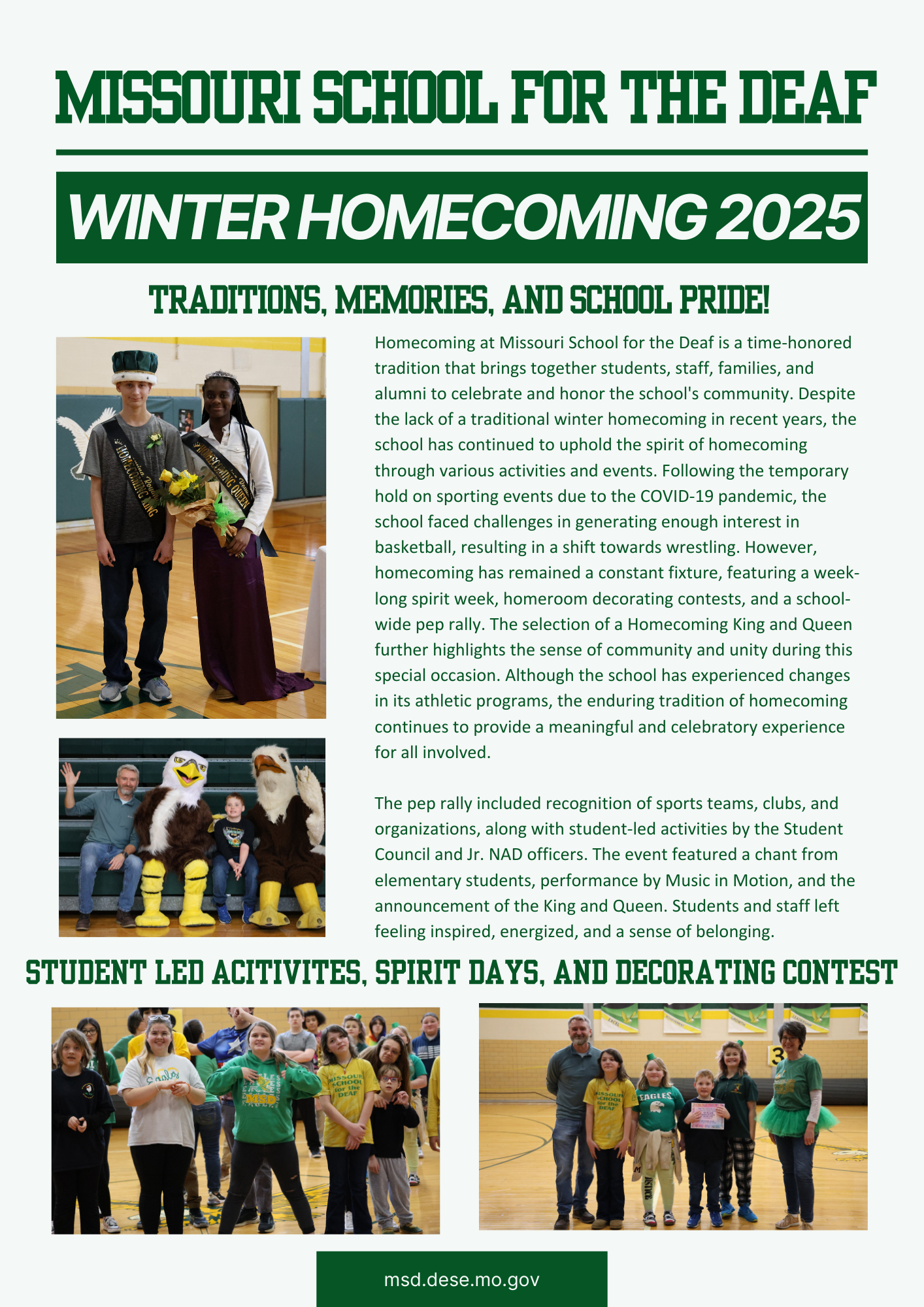 Missouri School for the Deaf 2025 Winter Homecoming for full text see below.