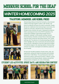 Missouri School for the Deaf 2025 Winter Homecoming for full text see below.